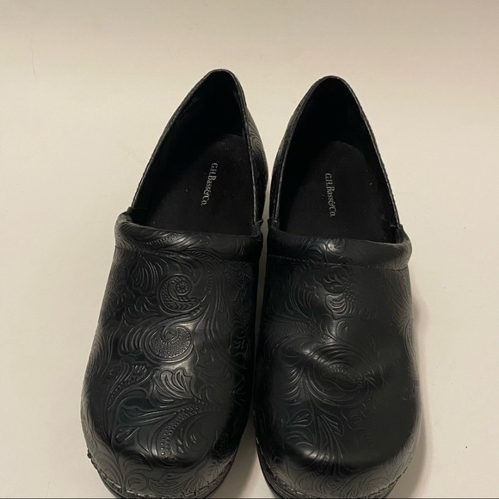 G.H Bass & Co Shoes Clogs Size 10 M Women’s Slip On Black Medical - Picture 10 of 10
